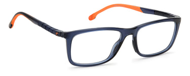 Designer Men Carrera Eyeglasses: Hyperfit 24 - Blue & Orange (2) - SpecSMART Eye Clinic (Diagonal View)